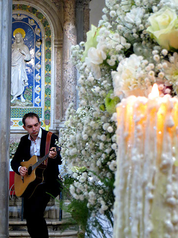 Zadar, katedrala, vjenčanje, romantično, cvijeće, svijeće