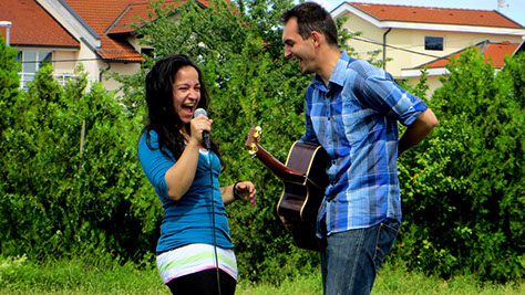 Trava, livada, pjevanje, veselje, Shure