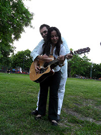 Trešnjevka, Savski nasip, dječji park, gitara, igralište