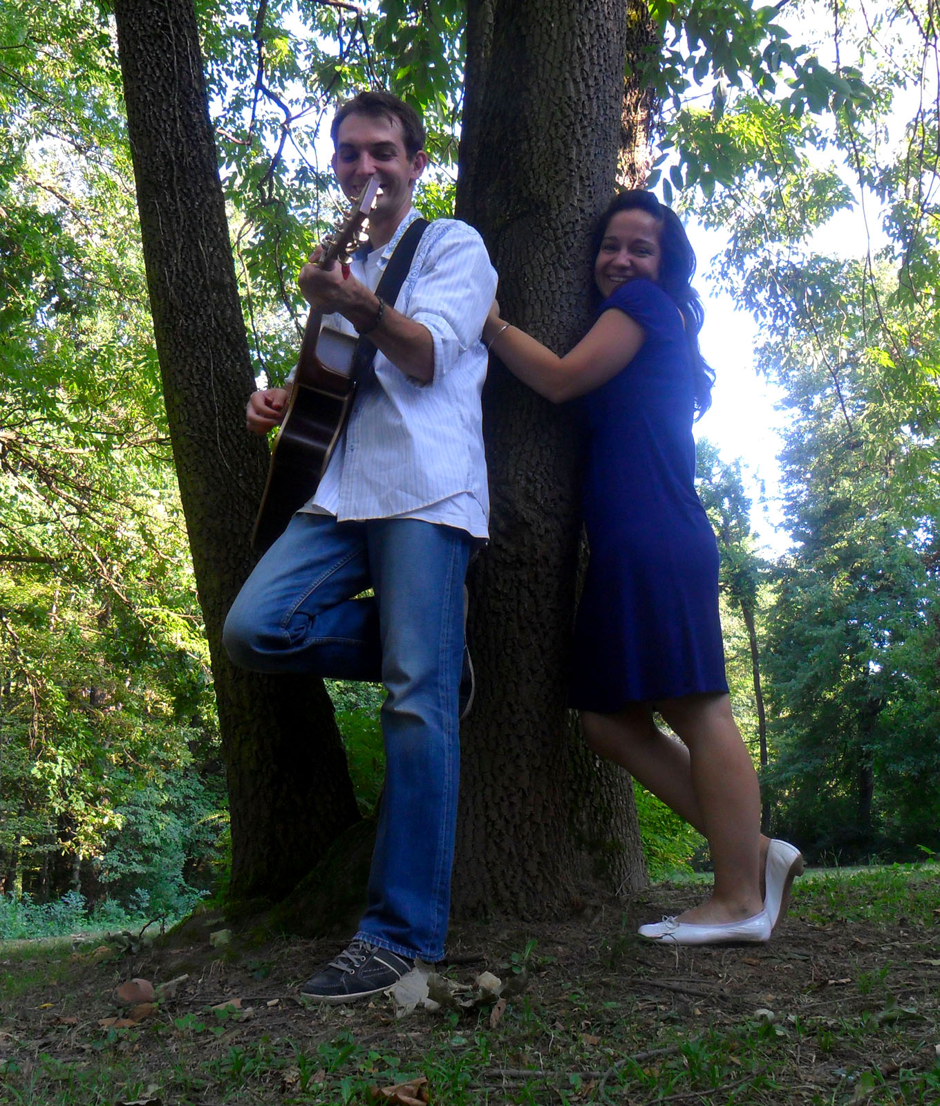 Maksimirska šuma, zagrljaj, glazba za vjenčanje u crkvi, drvo